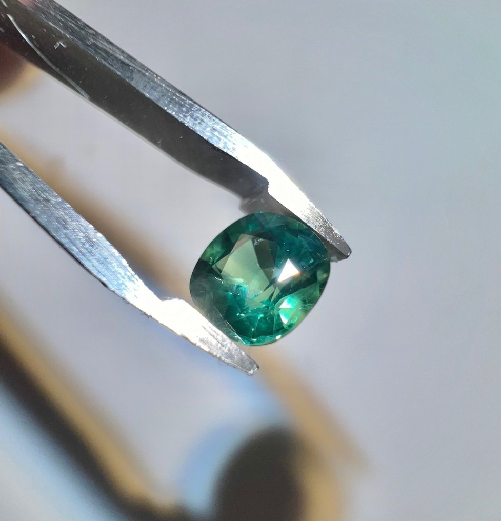 1 pcs  绿色 蓝宝石  - 1.06 ct - 安特卫普宝石检测实验室（ALGT） #1.2