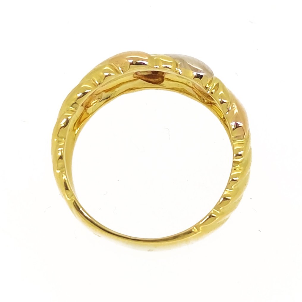 Δαχτυλίδι - 18 καράτια Κίτρινο χρυσό, Λευκός χρυσός, Ροζ χρυσό #1.2