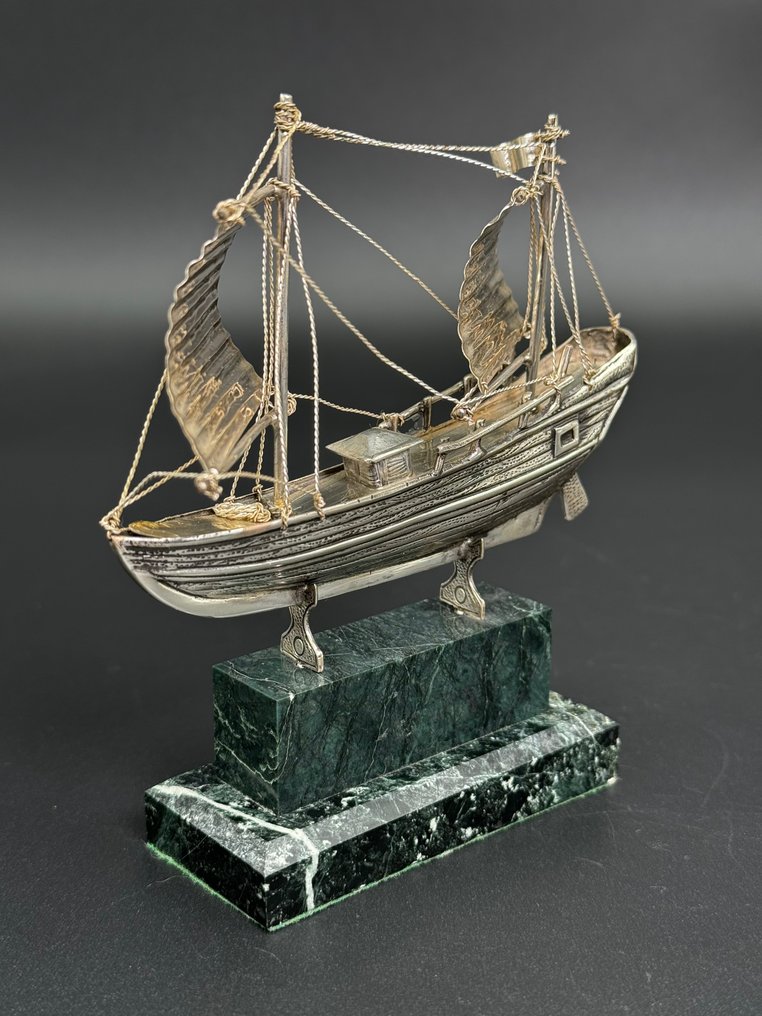 Figura - Barco de plata 915 - Ezüst #2.1