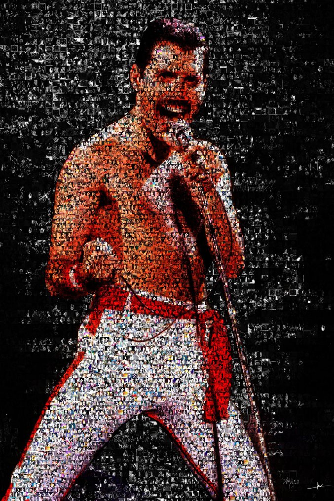 David Law (1967) - Crypto Freddy Mercury III 2.0 - Format XL 60x90 #1.0