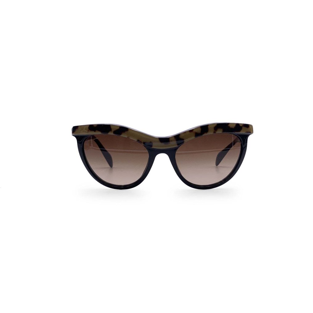 Prada - Black Beige Cat Eye SPR06P Sunglasses 54/19 140mm - Solbriller #1.1