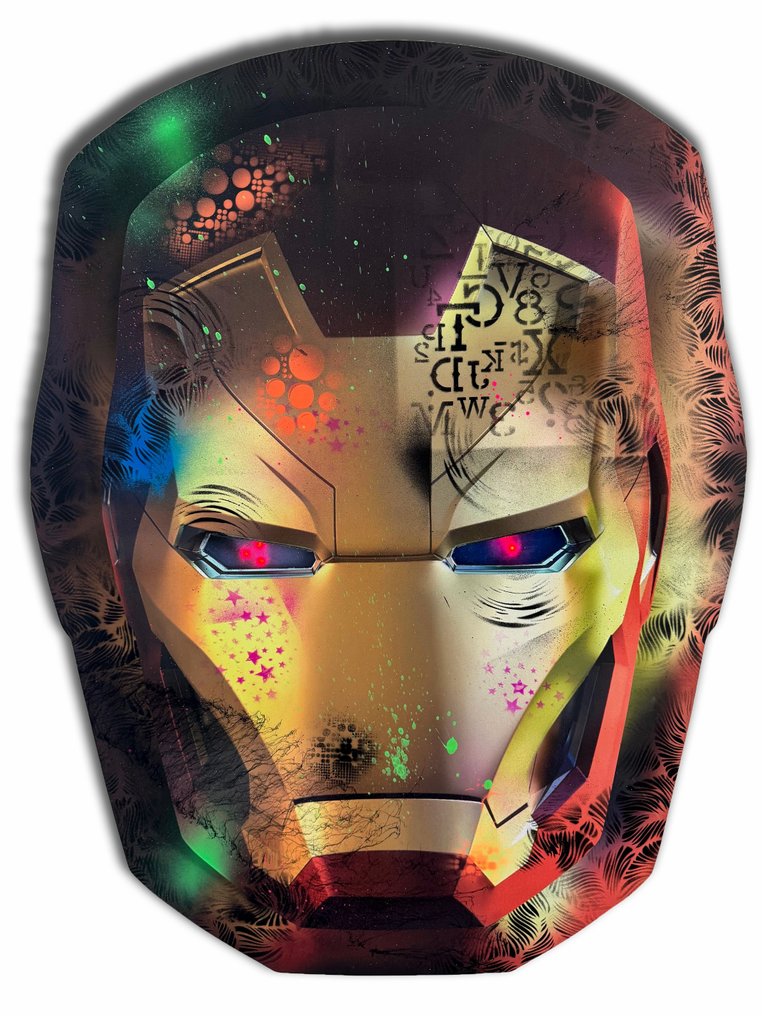 PLM-Art - Iron man with light in eyes #3.1