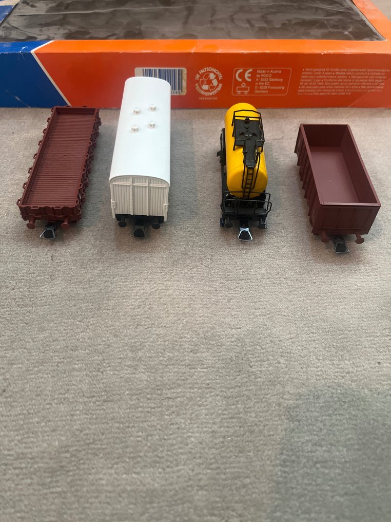 Roco H0 - 44058 - Model train freight wagon set (1) - 4 freight wagons - SNCF #1.1