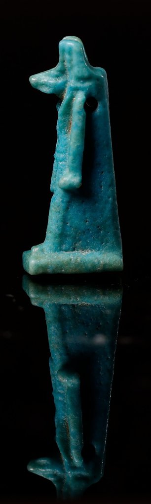 Antigo Egito, Pré-dinástico amuletos de Anúbis, Bes e Pataikos - 3.6 cm #2.2