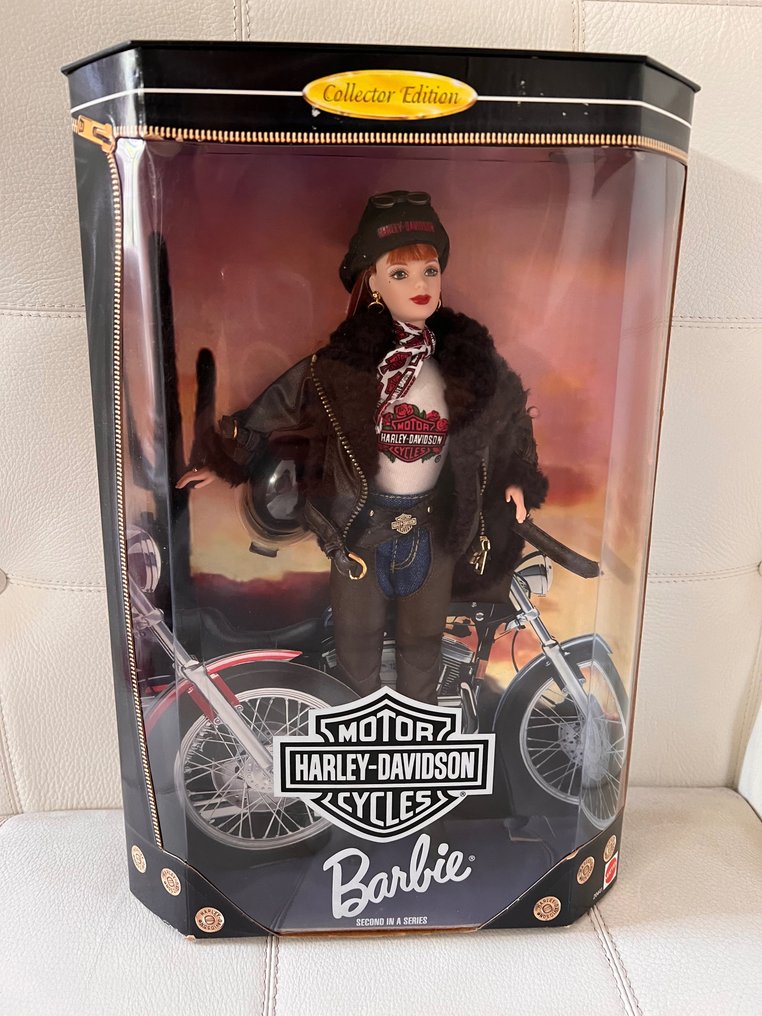 Mattel  - Barbie-docka Harley Davidson, 2 della serie , 1998 NRFB #1.1