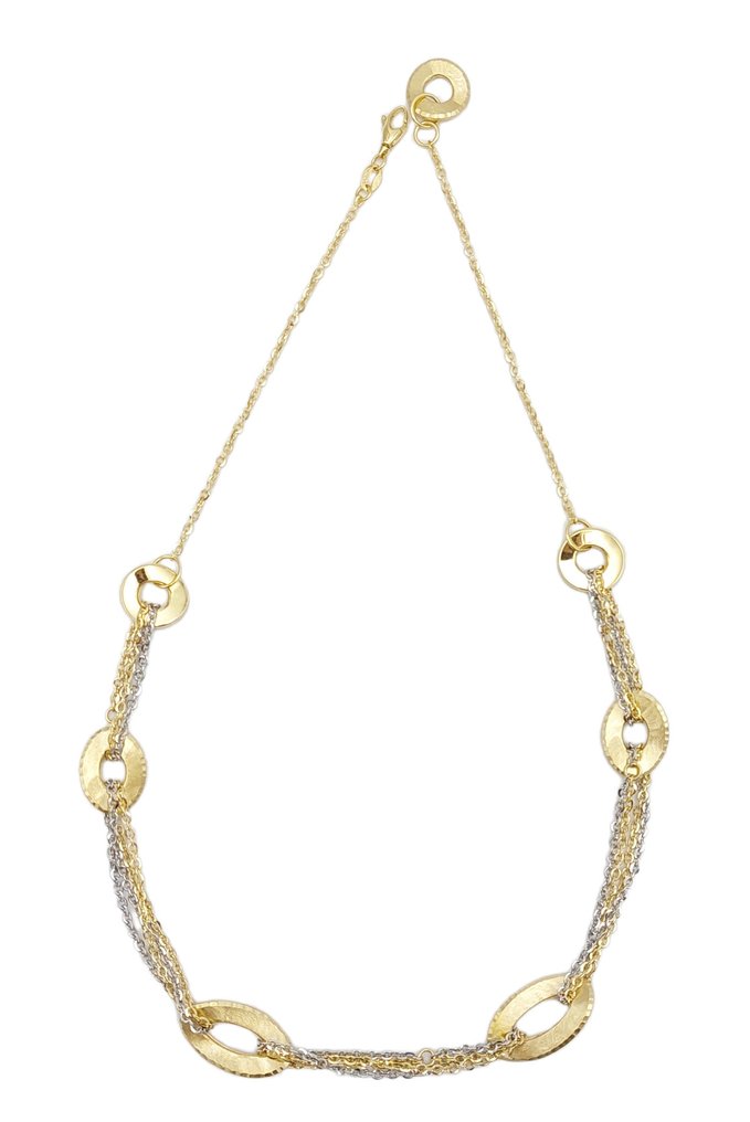 项链 - 18K包金 黄金, 白金 #2.1