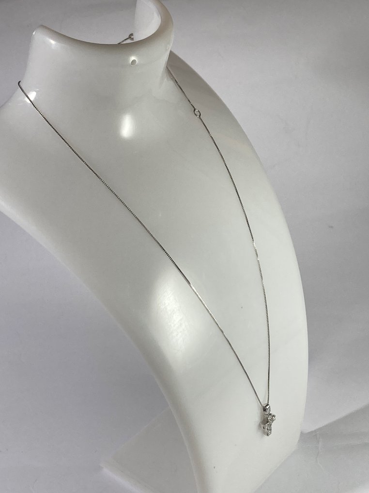 VIERI - Necklace - 18 kt. White gold -  0.48 tw. Diamond  (Natural)  #2.1