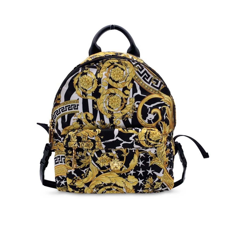Versace - Nylon Baroque Medusa Small Shoulder Bag - 背包 #1.1