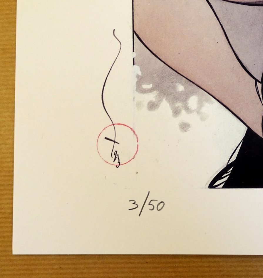 Michetz, Marc - 1 Offset Print - Geisha - La Dame Rousse #4.3