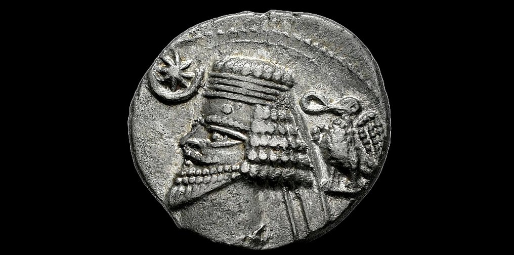 Partianske riket. Phraates IV. Drachm 38-32 BC. Ekbatana #3.1