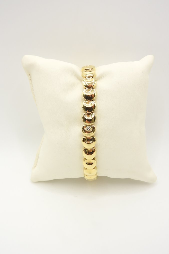 Chimento - Armband - Armillas Flexible - 18 karaat Geel goud -  0.02ct. tw. Diamant  (Natuurlijk) #1.2