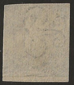 Belgique 1851 - 10c marron, Médaillon filigrané LL sans cadre, bords intacts, avec CERTIFICAT - OBP/COB 6 #1.2
