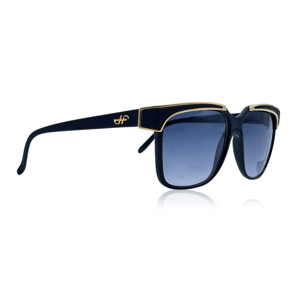 Jacques Fath - Vintage Black Acetate Sunglasses Mod. 886-0 FA 01 - Solbriller #1.2