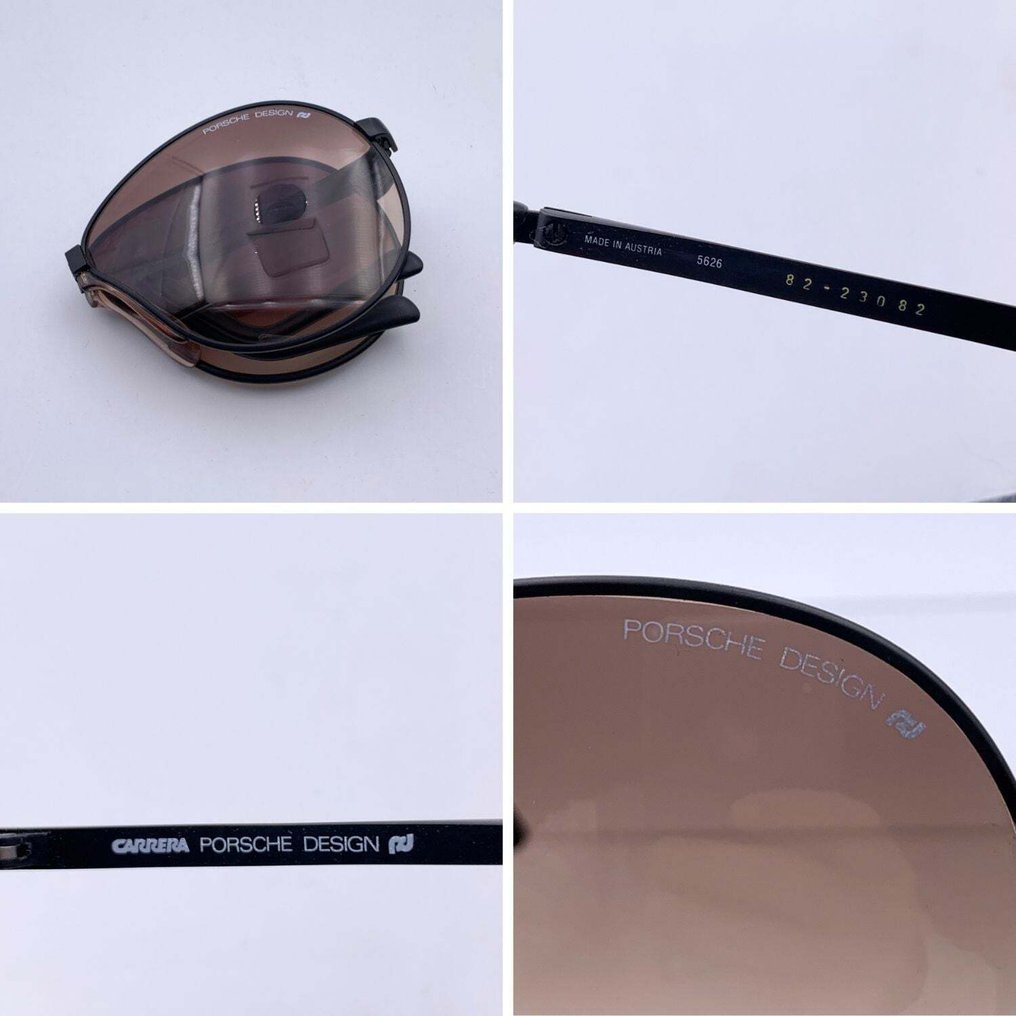 Porsche Design - Vintage Metal Foldable 5626 Mint Sunglasses 63/18 120mm - Sonnenbrillen #2.1