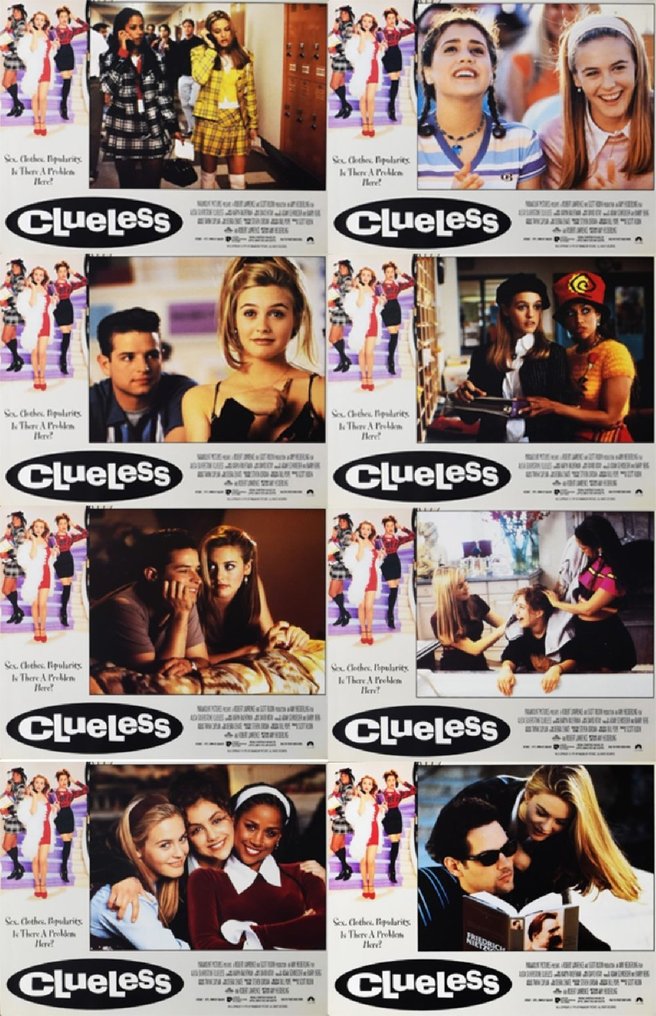 The Breakfast -Club Clueless- American Gigolo Original Lobby Cards Lot  of 1980's #2.2