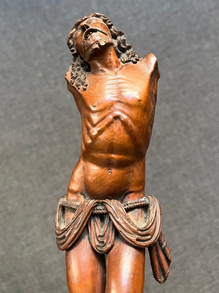 Escultura, Corpus Christi XVI eme, Flandres - 24 cm - Madeira #1.1