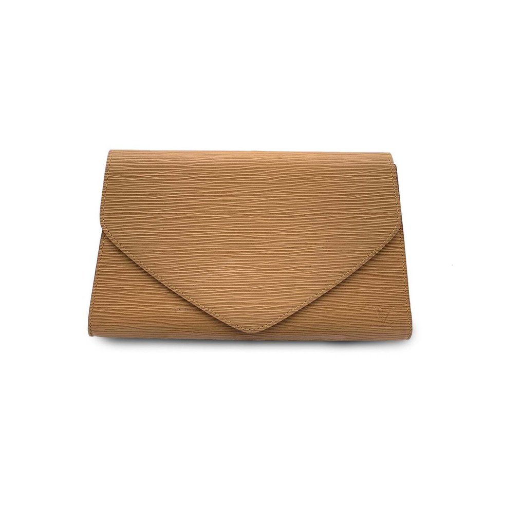 Louis Vuitton - Vintage Cream Epi Leather Art Deco PM Clutch Bag - Clutch bag #1.1