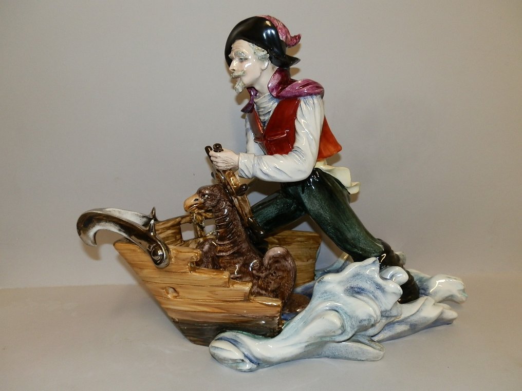 V.B.C.M. (Bertolotti Milano) - Figur - Pirata - Keramik #1.1