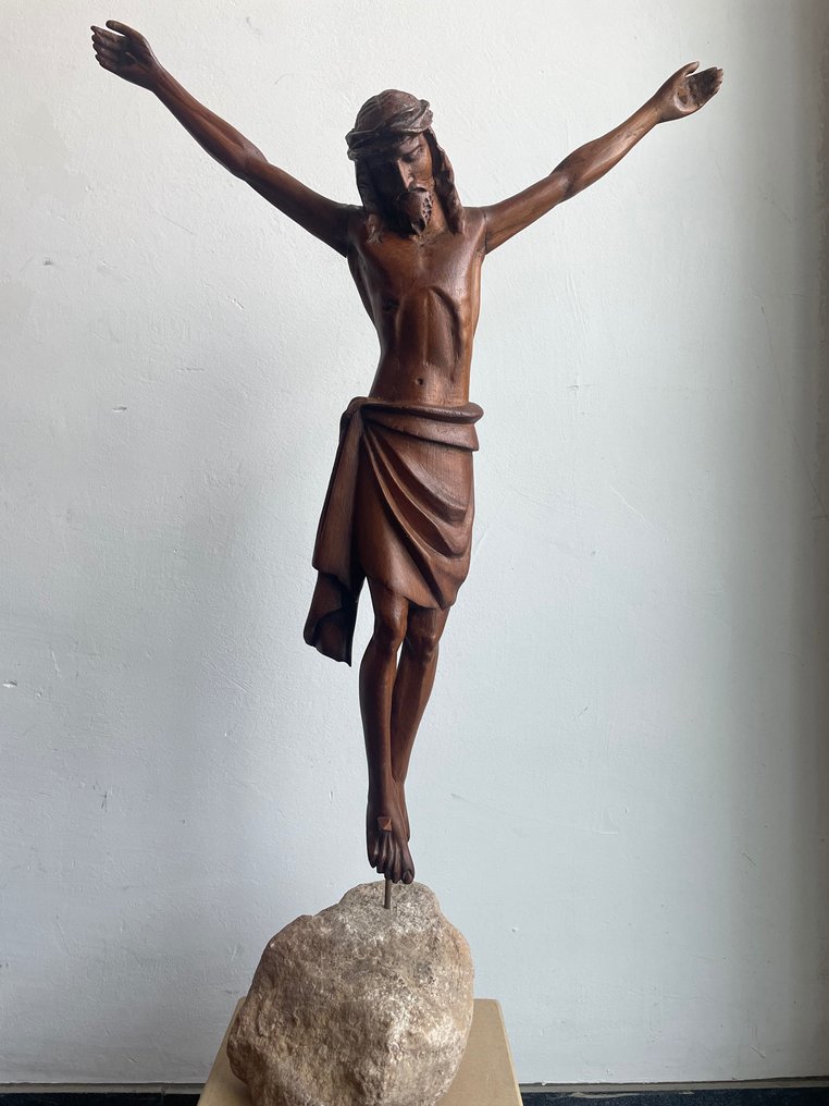 Intaglio, Corpus Christi Oak carving - 50 cm -  #1.1