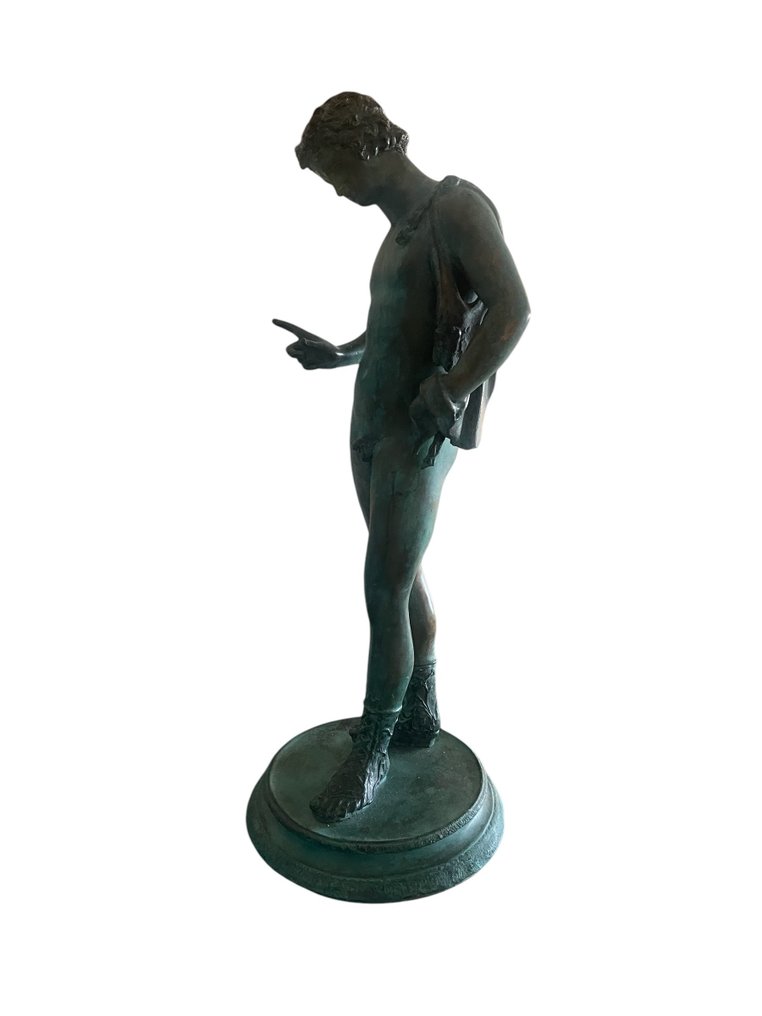 Statue, Narciso - 80 cm - Bronze #1.2