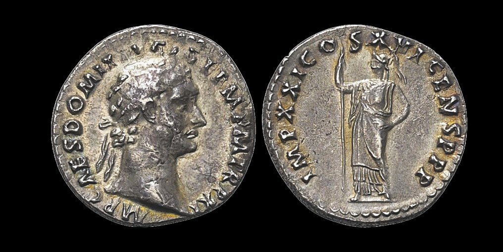 Romarriket. Domitian (AD 81-96). Denarius Rome - Minerva #1.1
