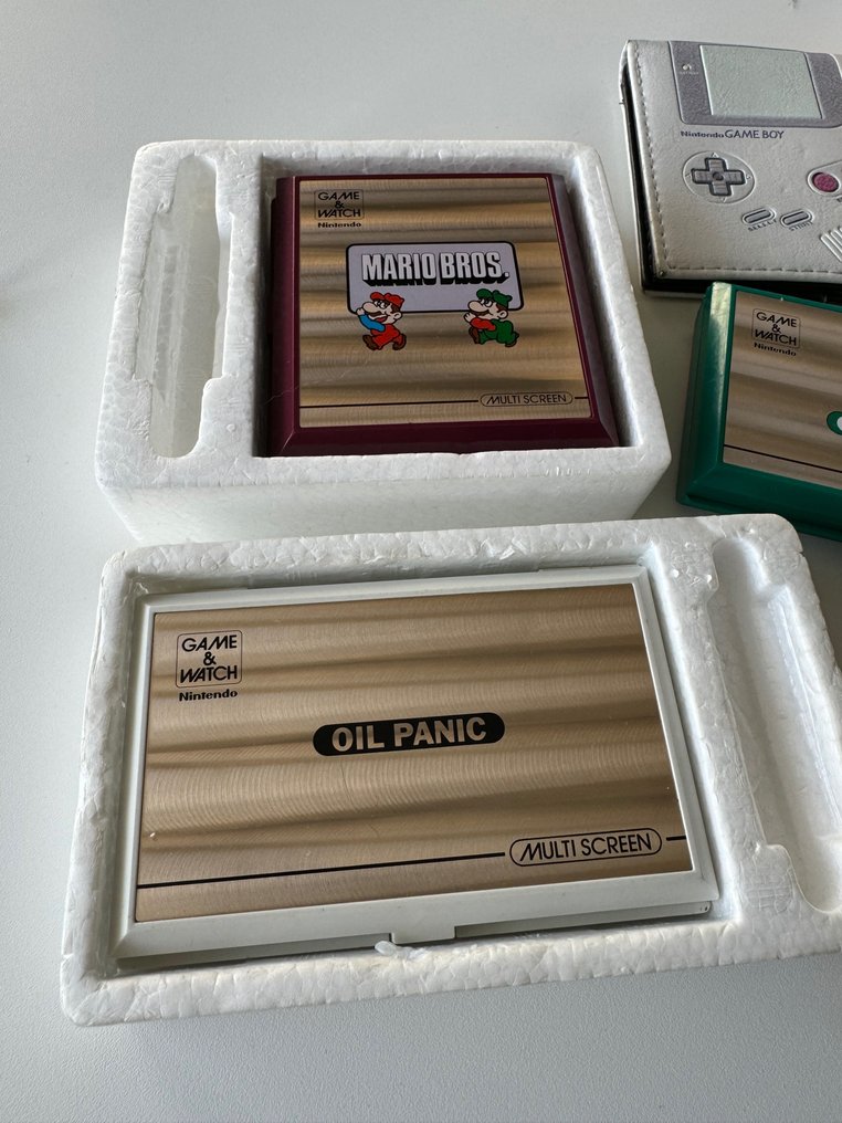 Nintendo - 4 x Nintendo Game & Watch,/rare/in good working condition/2 x in box/1 x single/Yellow - Game & Watch - Special edition - Videospielkonsole (5) - In Originalverpackung #2.1