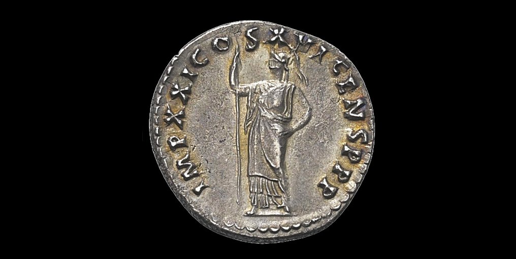 罗马帝国. 多米蒂安 （公元 81-96）. Denarius Rome - Minerva #3.1