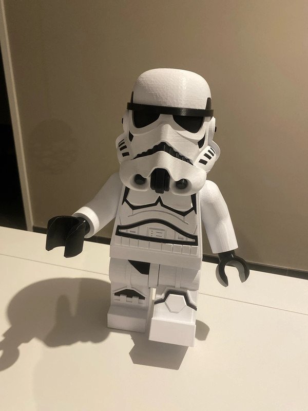 Figura - Hand Made XXL Star wars Lego stromtrooper - Plástico #2.1