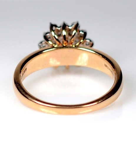 Ring - 18 kt. Rose gold Diamond  (Natural) #3.2