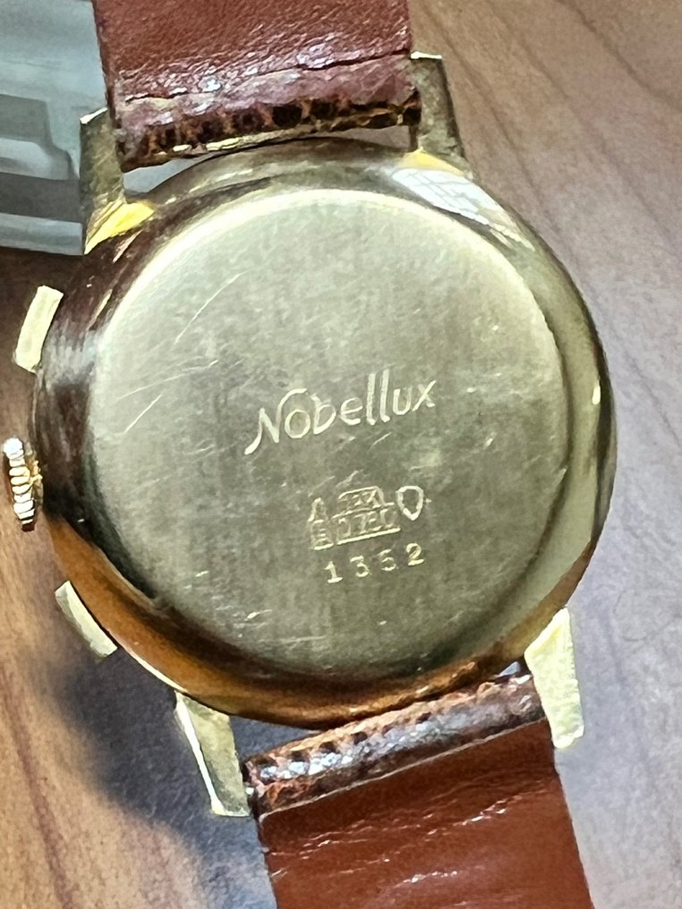 nobellux chronograph - 18 k - Herre - 1950-1959 #2.1