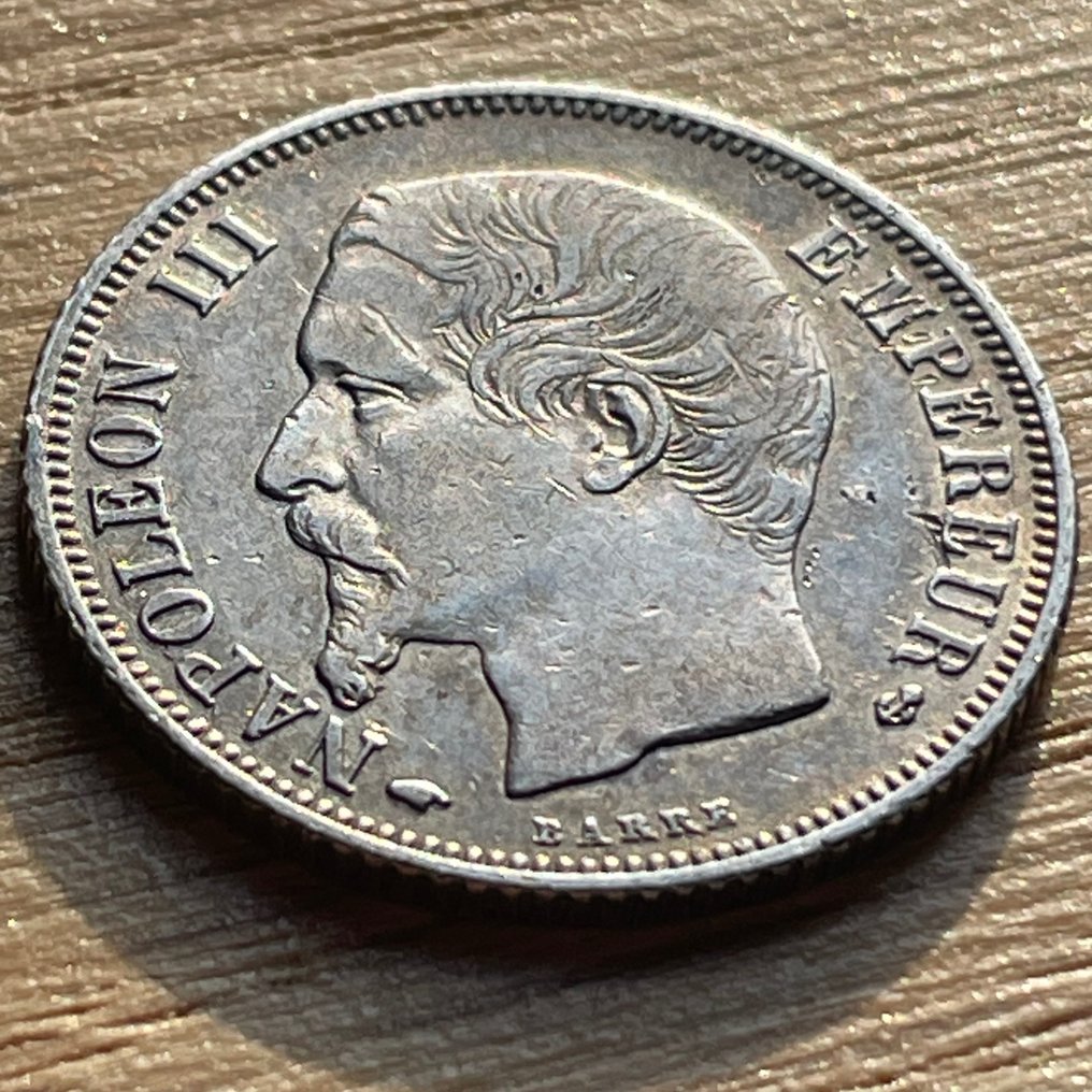 France. Napoléon III (1852-1870). 1 Franc 1859-A, Paris  (No Reserve Price) #1.2