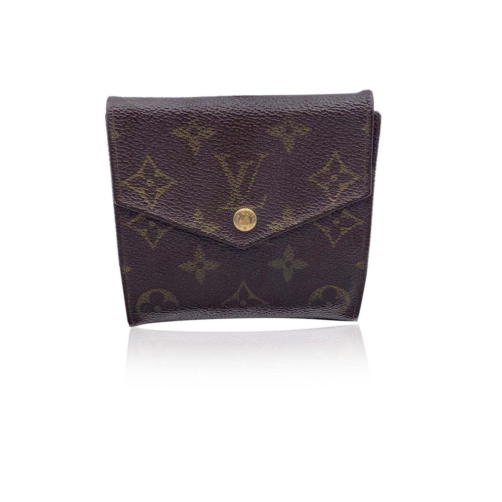 Louis Vuitton - Vintage Monogram Double Flap Wallet Compact M61652 - Portefeuille pour femmes #1.1