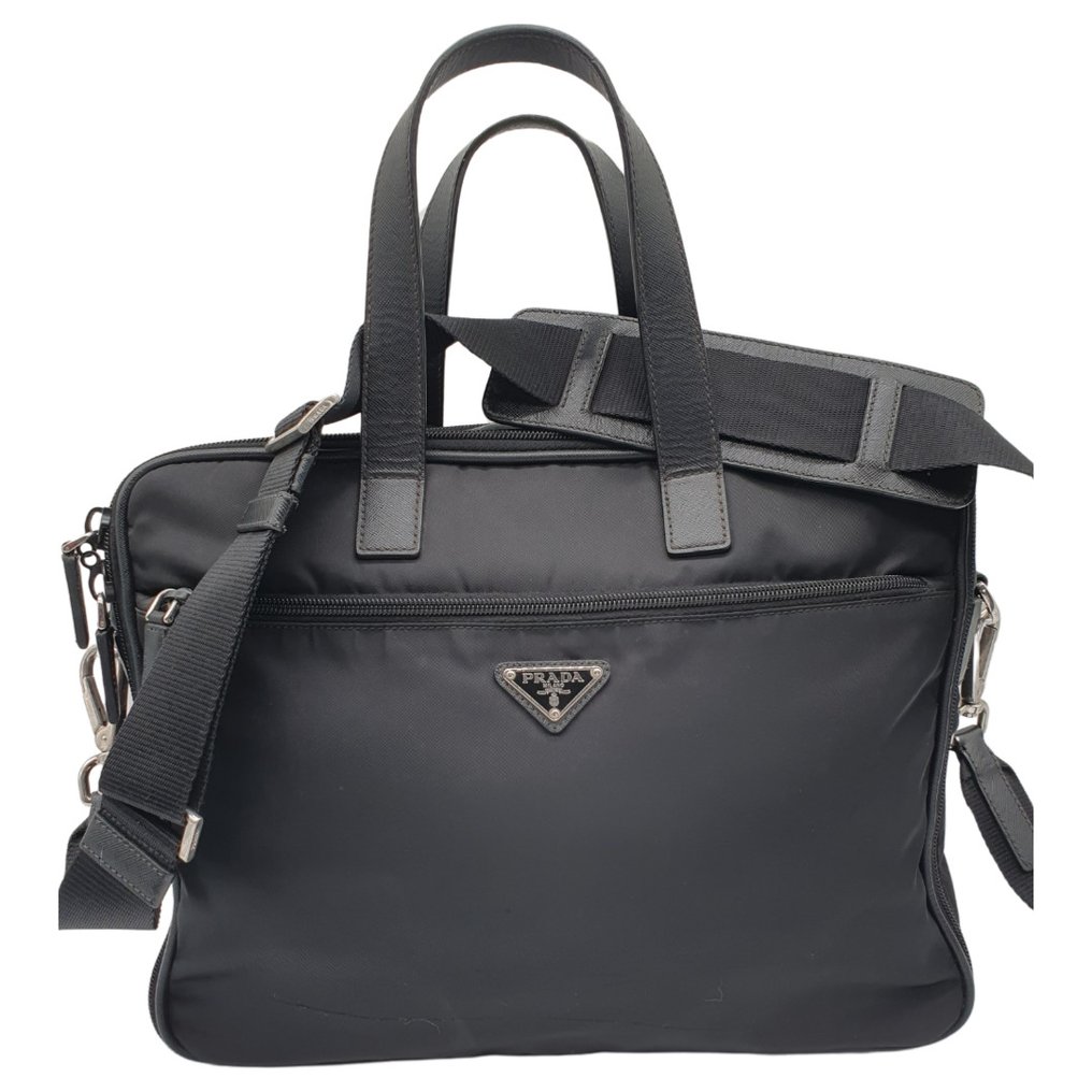 Prada - nylon laptop bag - Läppärilaukku #1.1