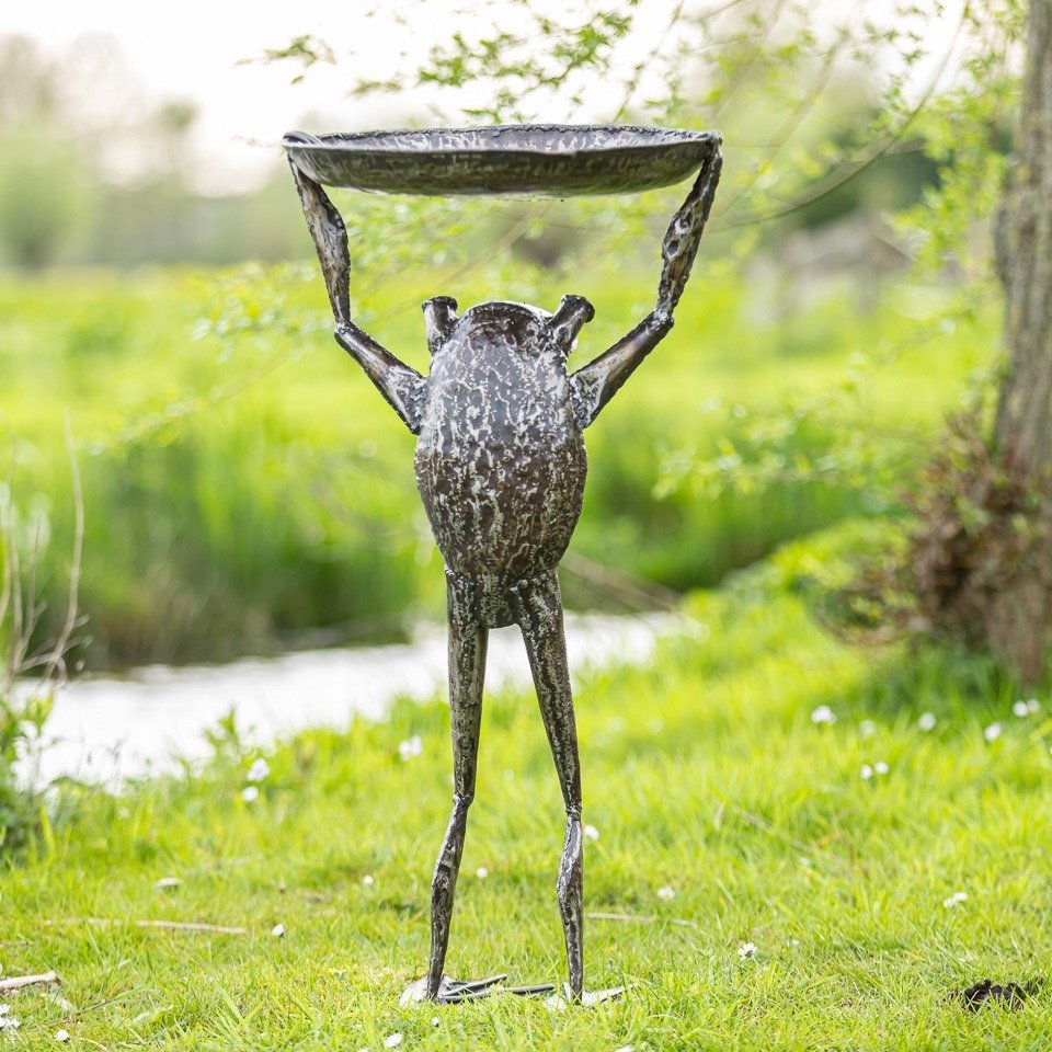  鳥浴盆 - 金屬 - Groot 青蛙 鸟 洗澡 #4.3