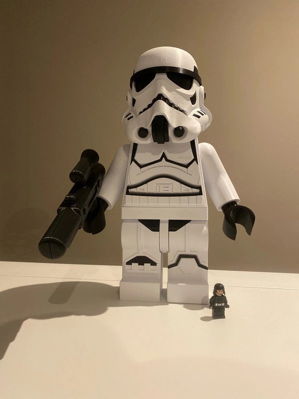 Figura - Hand Made XXL Star wars Lego stromtrooper - Plástico #1.1
