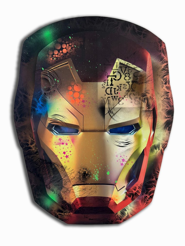 PLM-Art - Iron man with light in eyes #1.2