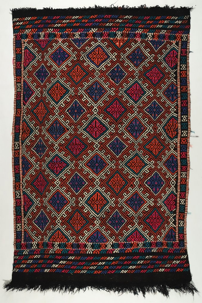 Usak - 凯利姆平织地毯 - 242 cm - 150 cm #1.1