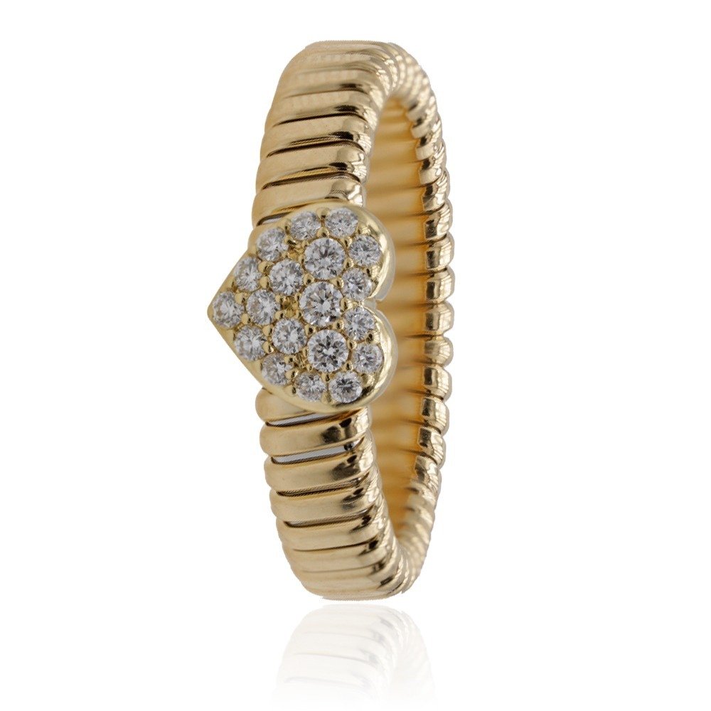 Crivelli - Gyűrű - 18 kt. Sárga arany -  0.20ct. tw. Gyémánt #1.1
