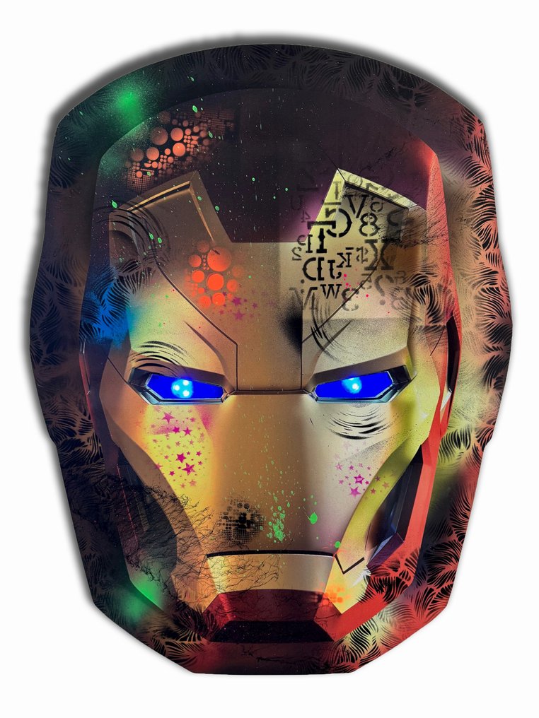 PLM-Art - Iron man with light in eyes #1.1