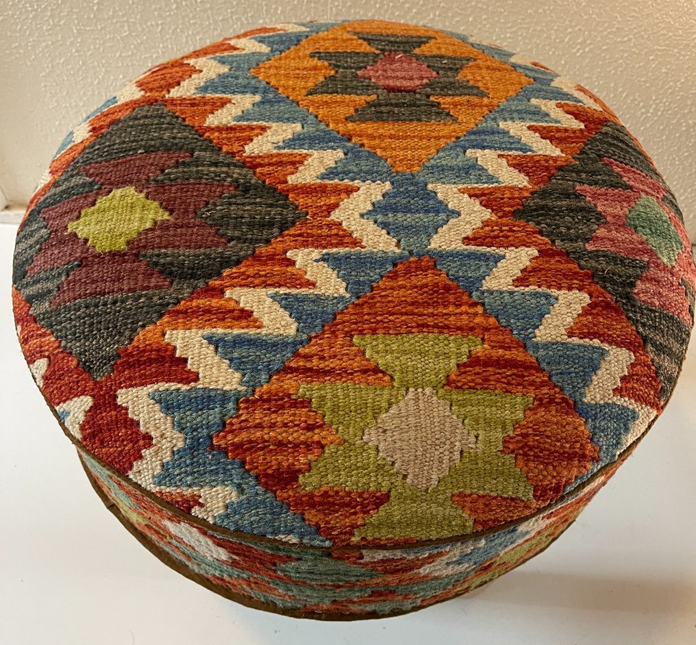 Kilim pouffe - Carpet - 53 cm - 53 cm #1.1
