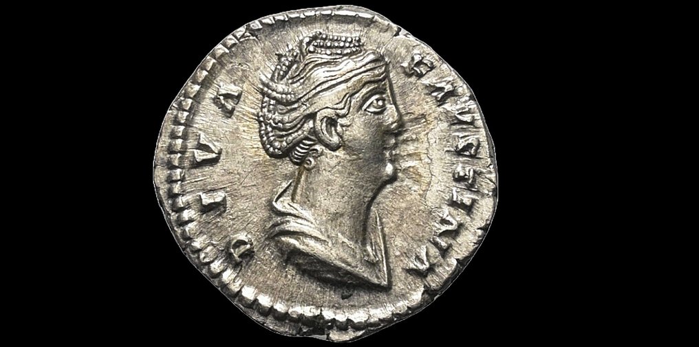 Roman Empire. Faustina I († AD 140/1). Denarius Roma - Ceres #1.1