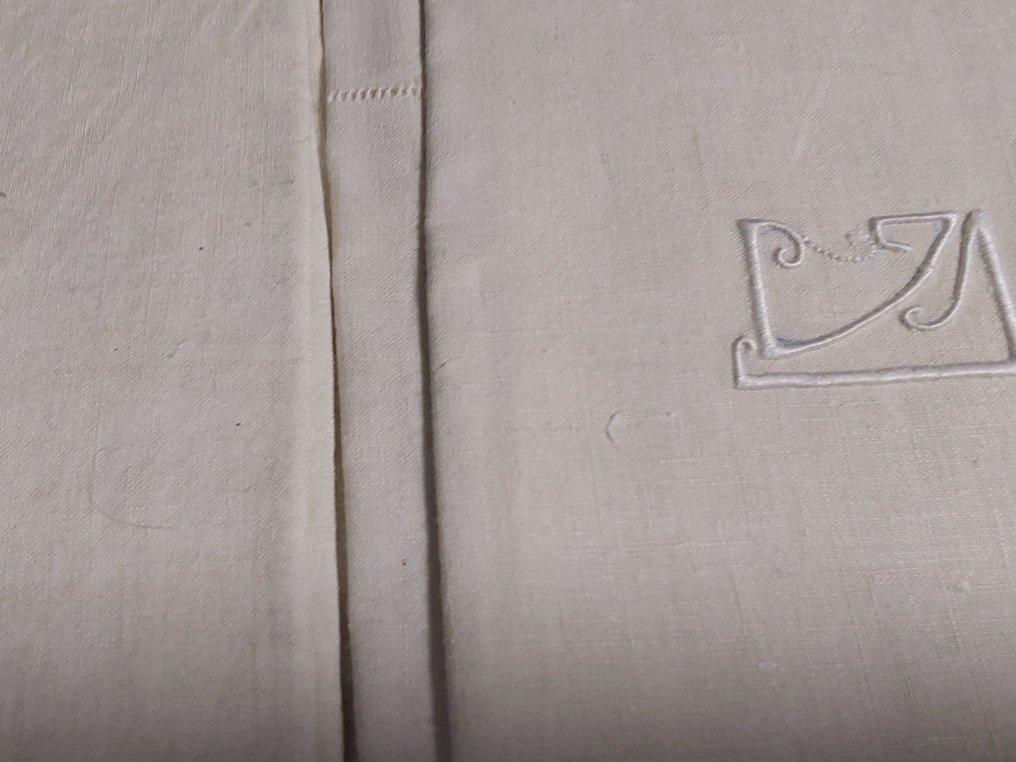 Lenjerie de pat duble și fețe de pernă din lenjerie de epocă - Cearceaf de pat (3)  - 270 cm - 250 cm #3.1