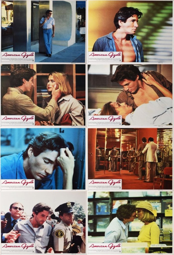 The Breakfast -Club Clueless- American Gigolo Original Lobby Cards Lot  of 1980's #2.1