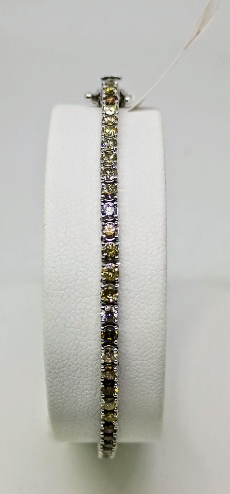 Armband - 18 kt Weißgold -  2.75 tw. Diamant  (Natürlich) - Diamant #1.1