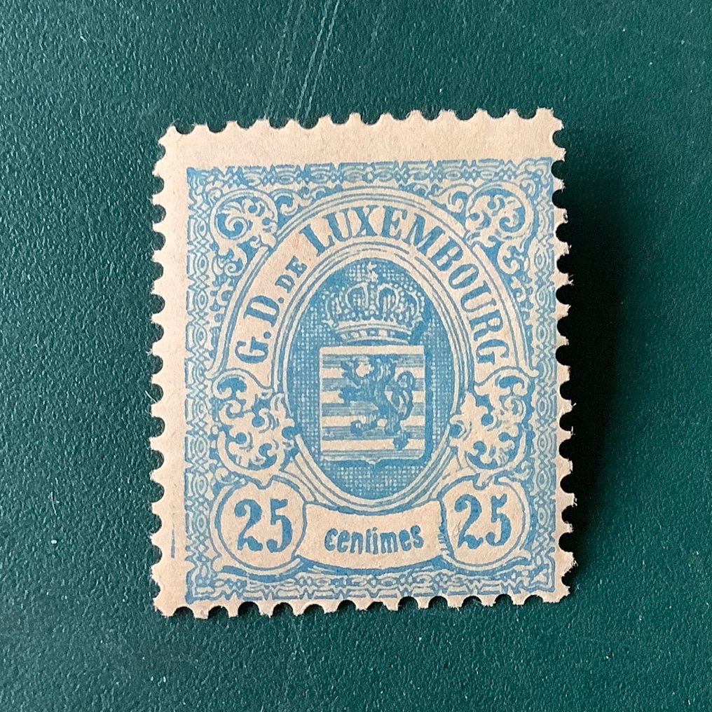 Luxemburg 1875 - 25 sentin vaakuna - Michel 33 #1.1
