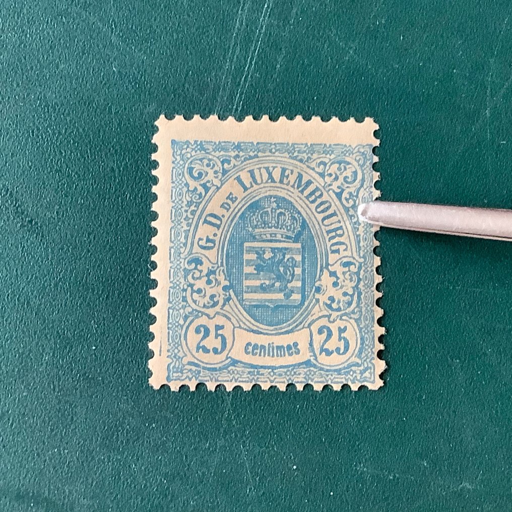 Luxemburg 1875 - 25 centes címer - Michel 33 #2.1