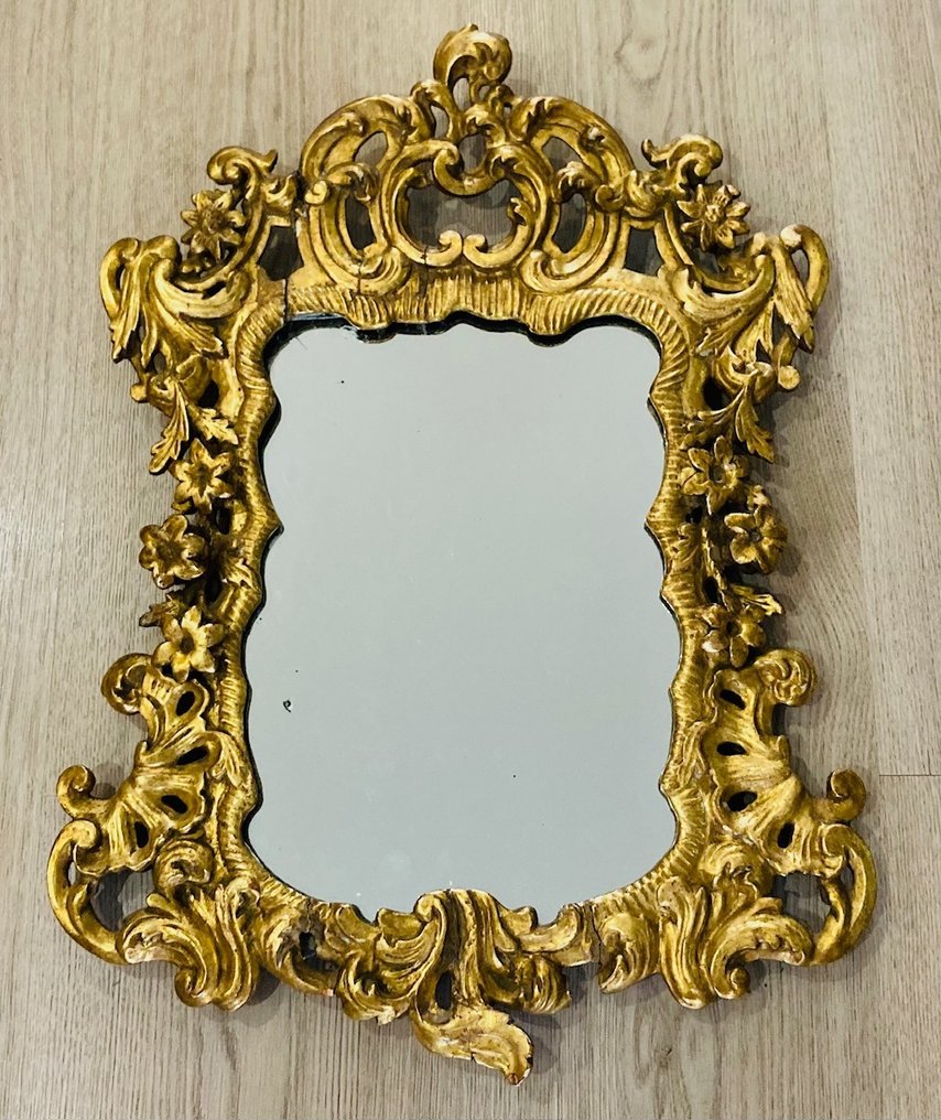 Specchio  - Cristallo, Legno #1.1
