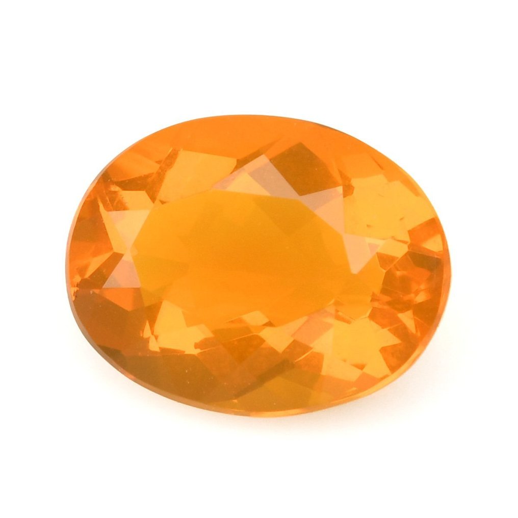 1 pcs 品質優良 - 濃鬱/鮮豔的橙色（淡黃色） 火蛋白石 - 2.05 ct #1.2