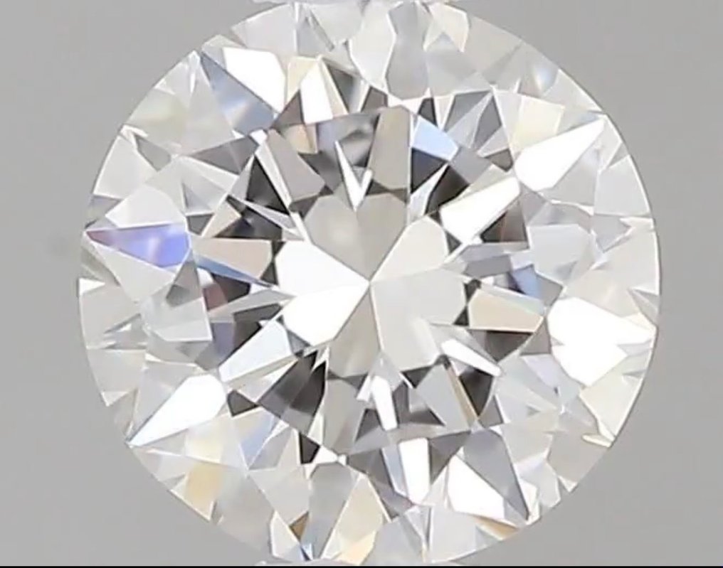 1 pcs Diamond  (Natural)  - 0.30 ct - Round - D (colourless) - VVS1 - Gemological Institute of America (GIA) #1.1
