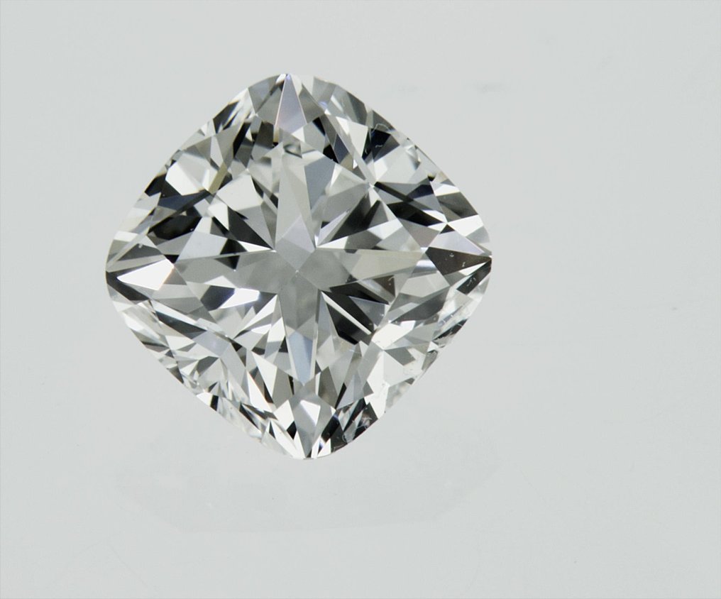 1 pcs Diamante  (Naturale)  - 1.50 ct - Cuscino - F - VS1 - Gemological Institute of America (GIA) #1.1